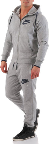 Nike Air AW77 Men’s Full Zip Fleece Hoodie Jacket Premium Sportswear Comfort Top